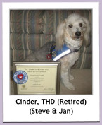 Cinder, THD (Retired) (Steve & Jan)