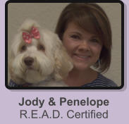 Jody & Penelope R.E.A.D. Certified
